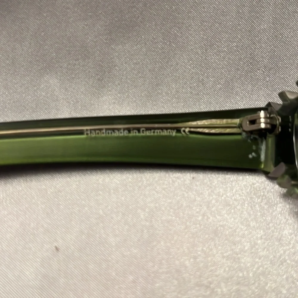 Designer Grotesque Eyeglasses Dark Green
